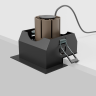 Встраиваемый светильник MAYTONI METAL MODERNDL008-12W2,7-3-4K-B
